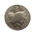 2019 Isle of Man 10 pence coin - Manx Cat