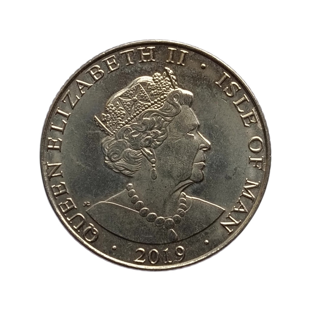 2019 Isle of Man 10 pence coin - Manx Cat
