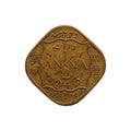 1943 1/2 Anna coin - George 6th king