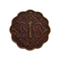 1942 1 Anna coin - George 6th king