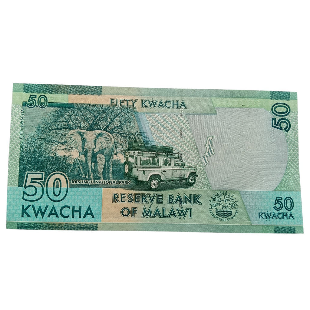 Malawi 50 Kwacha UNC note