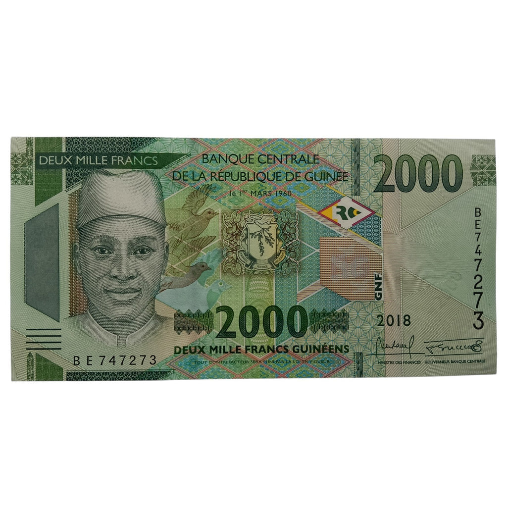Guinea 2000 Francs Guineens UNC note