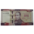 Liberia 5 Dollars UNC note