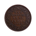 One Quarter Anna Coin - George 5th King