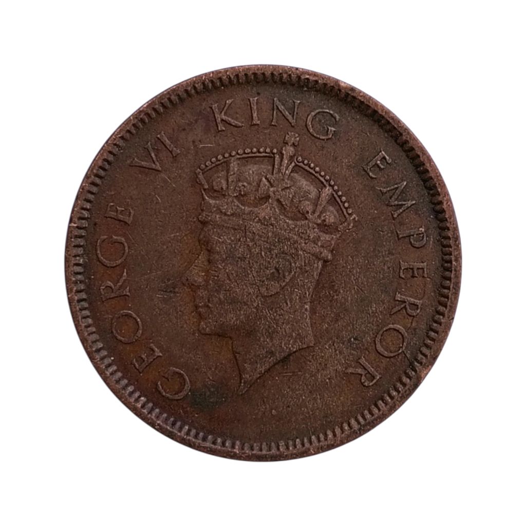 One Quarter Anna Coin - George 6th King