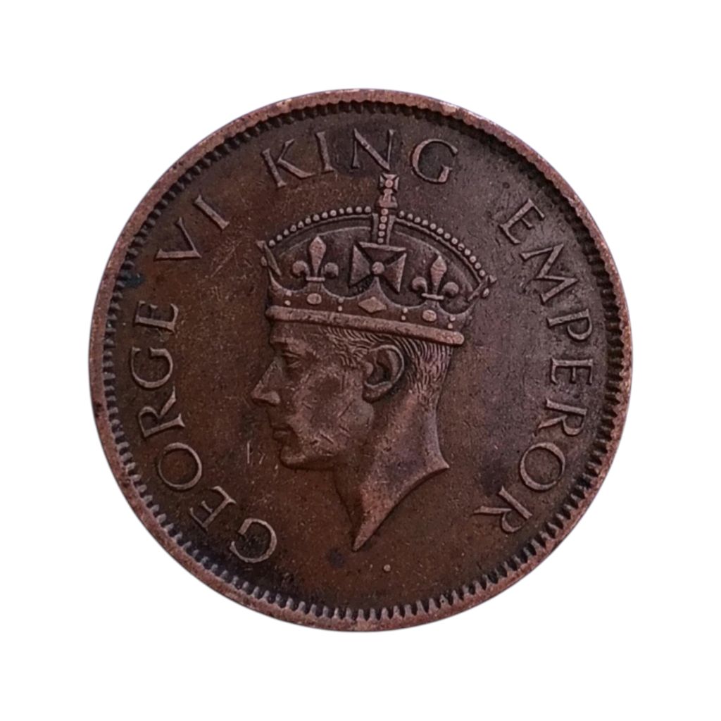 One Quarter Anna Coin - George 6th King