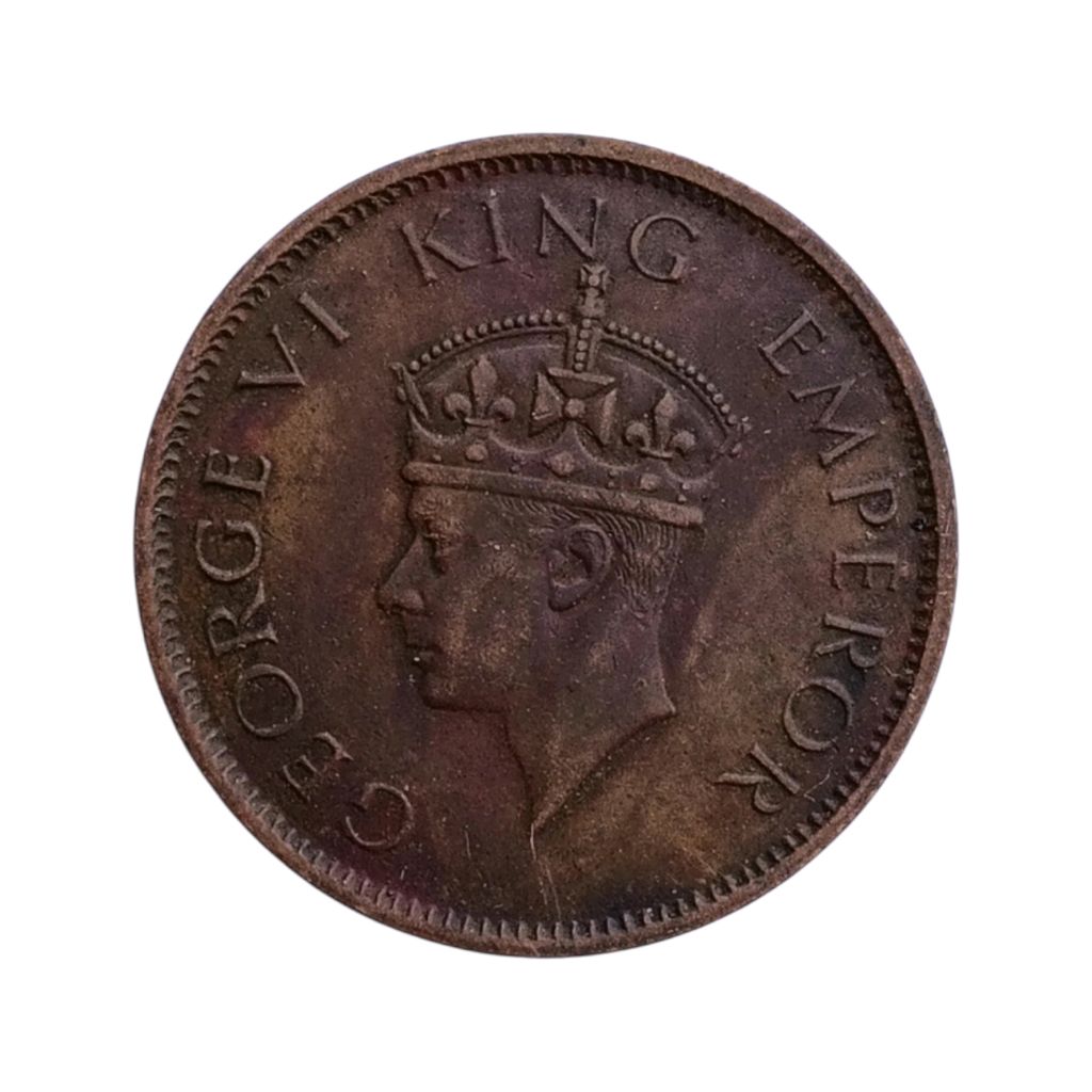 One Quarter Anna Coin - George 6th King