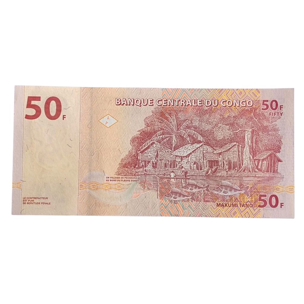 Congo 50 Francis UNC Note