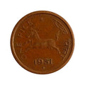 One Pice - Galloping Horse - 1 Pice Coin - Government of India