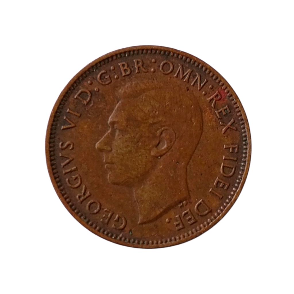 1952 U.K.  1 Farthing Coin
