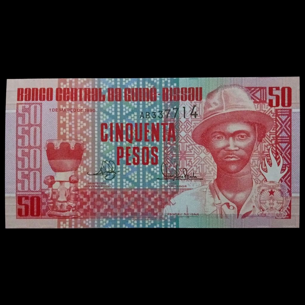 1990 Guinea-Bissau 50 Pesos - UNC Note