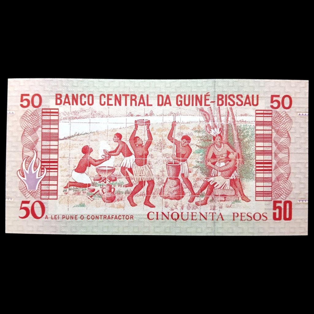 1990 Guinea-Bissau 50 Pesos - UNC Note