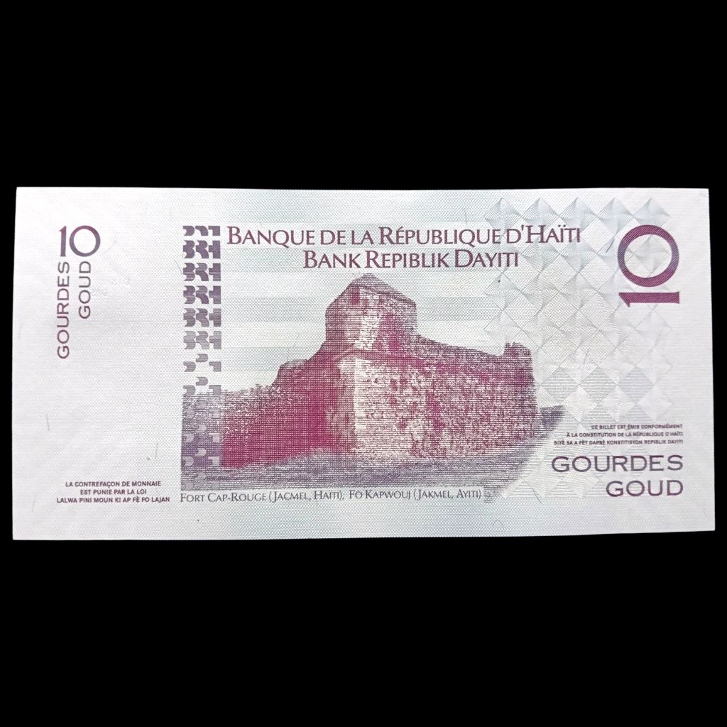 2010 Haiti 10 Gourdes - UNC Note