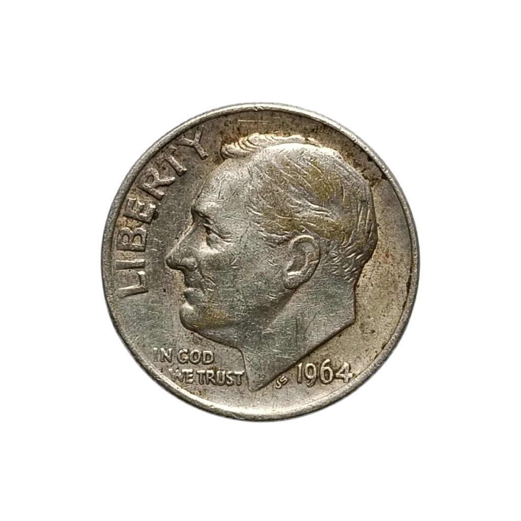 USA 1 Dime Silver Coin - Roosevelt Dime