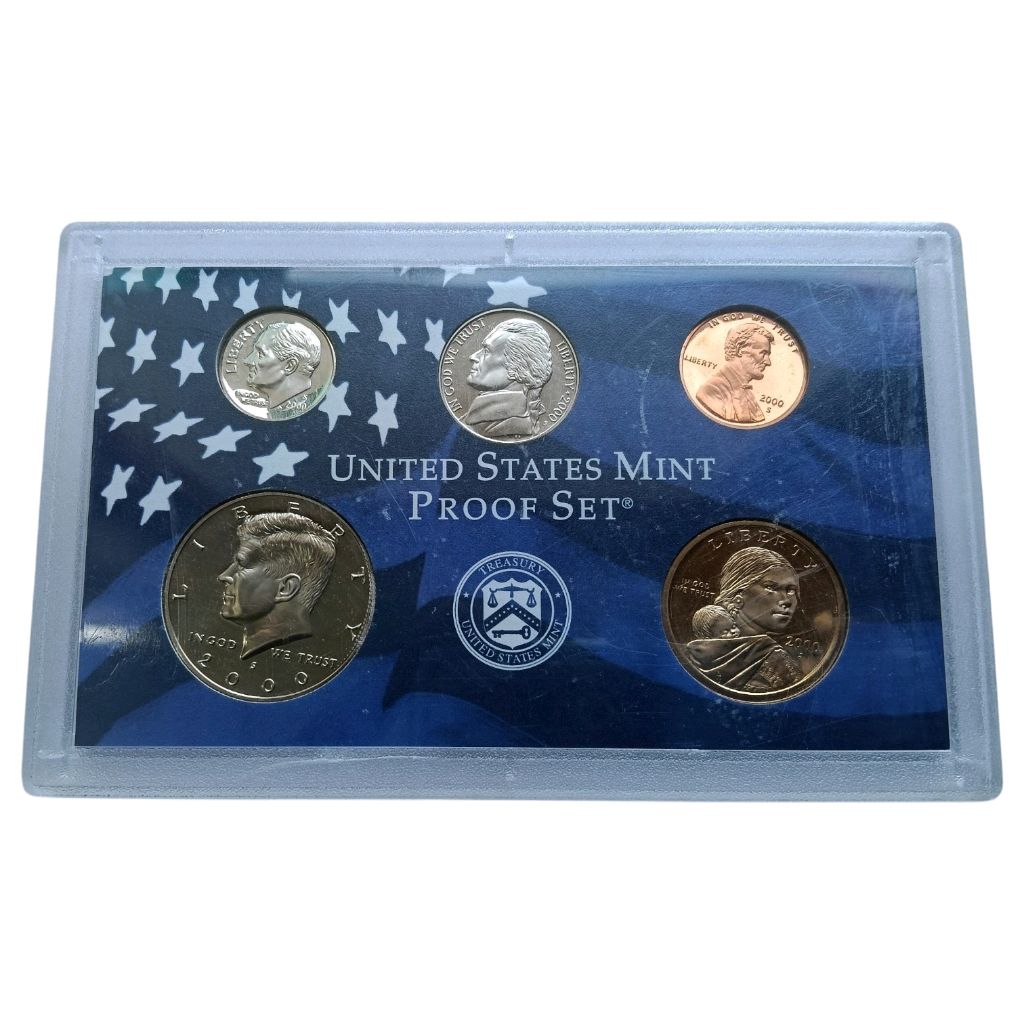 2000 USA Proof Set of 5 Coins