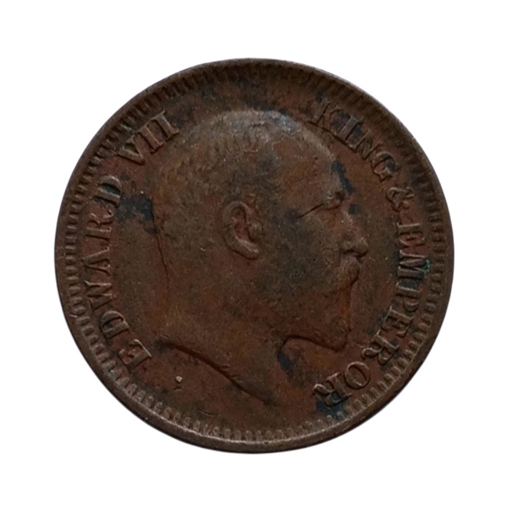 (1903 - 1910) 1/2 Pice Coin - Edward 7th King