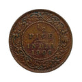 (1903 - 1910) 1/2 Pice Coin - Edward 7th King