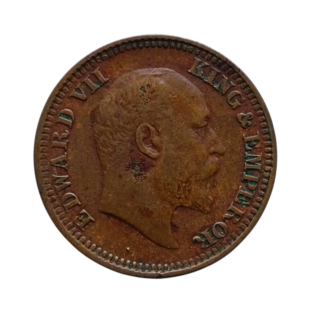 (1903 - 1910) 1/2 Pice Coin - Edward 7th King