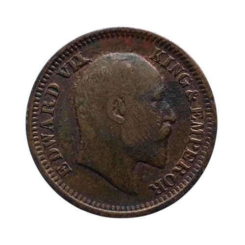 (1903 - 1910) 1/2 Pice Coin - Edward 7th King