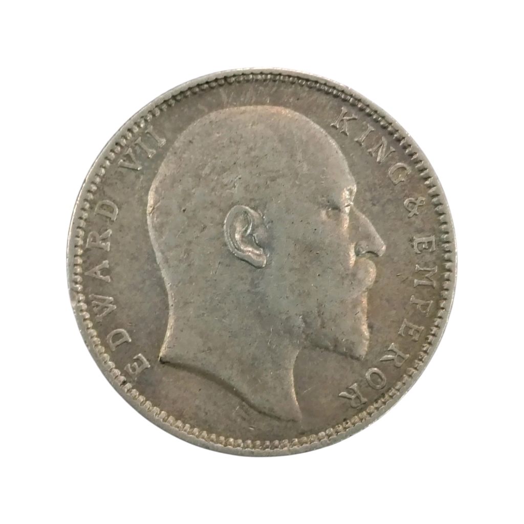 1906 1 Silver Rupee - Edward 7th King