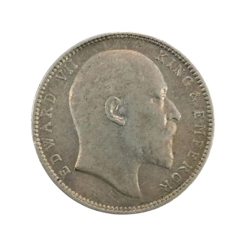 1906 1 Silver Rupee - Edward 7th King