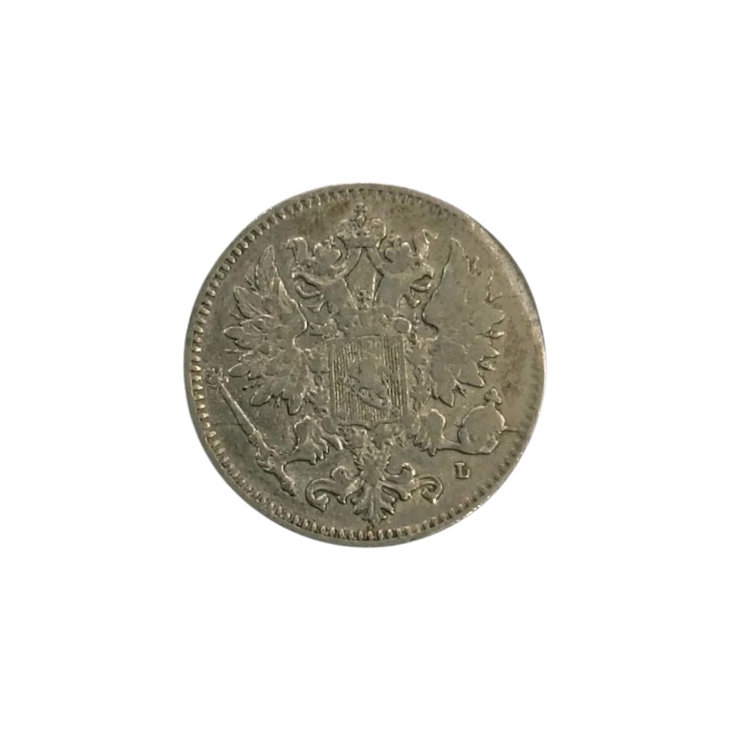Finland 25 Pennia Silver Coin